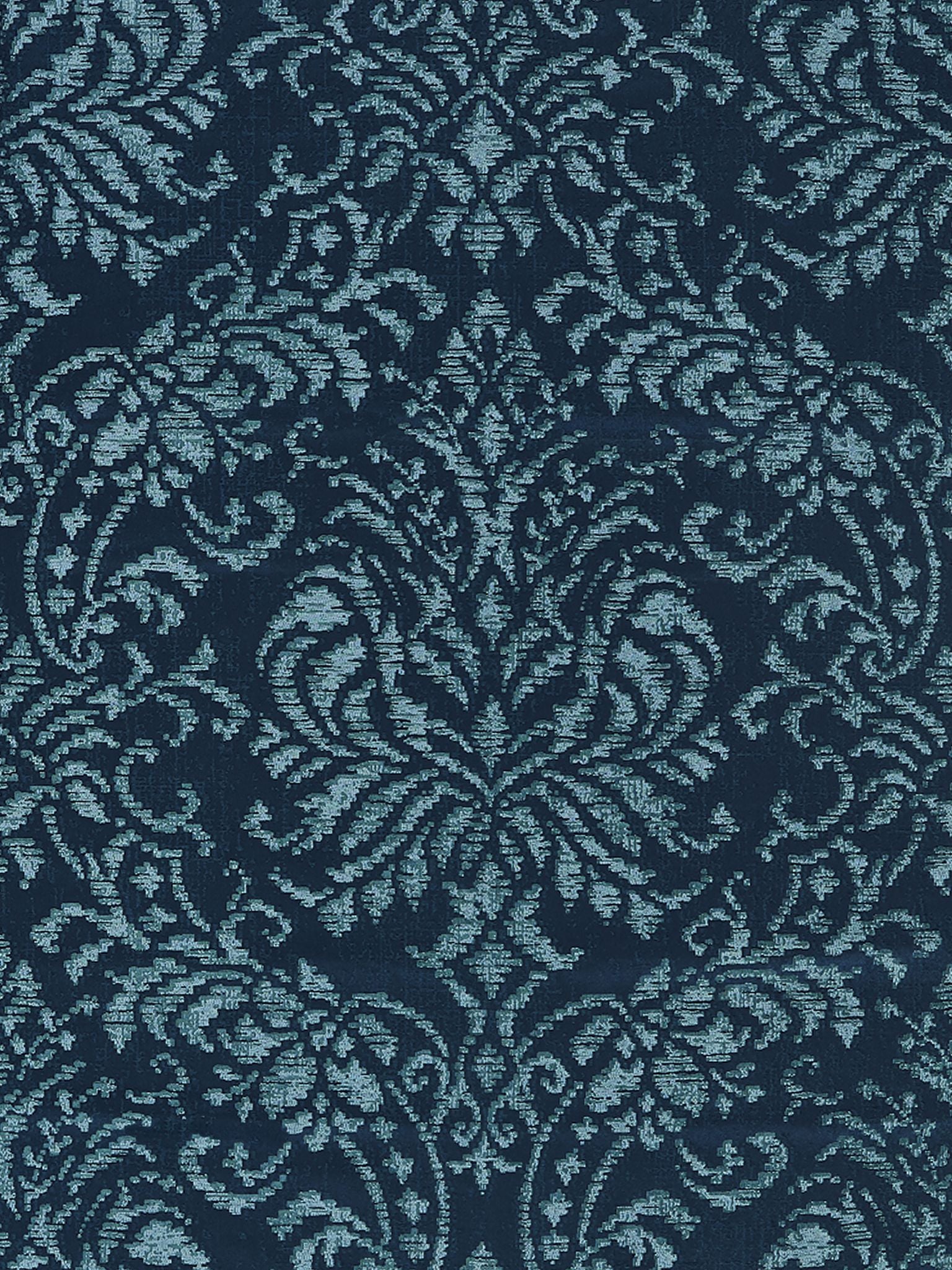 Camille Damask fabric in lakeside color - pattern number SC 000327226 - by Scalamandre in the Scalamandre Fabrics Book 1 collection