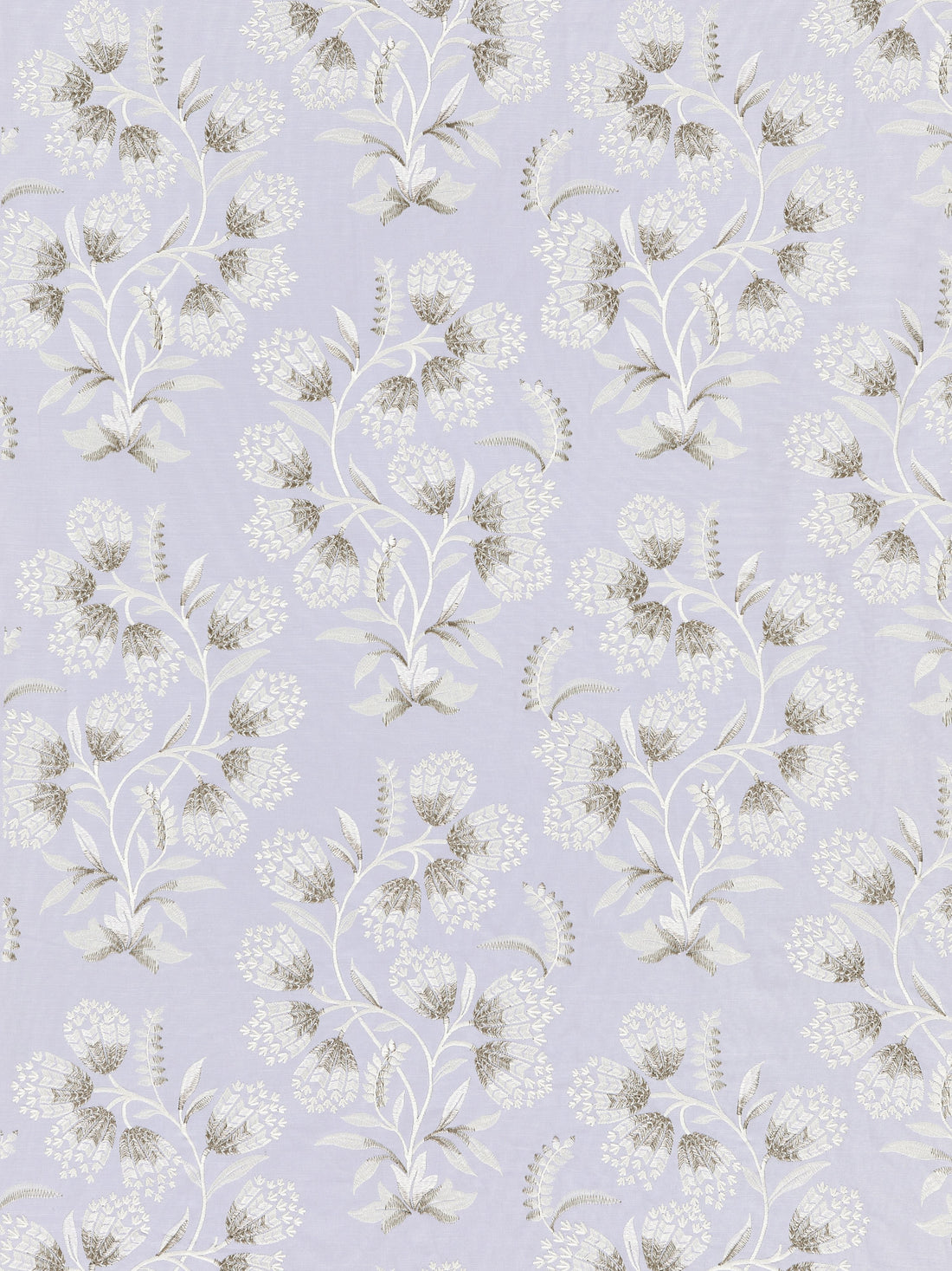 Hana Embroidery fabric in lilac color - pattern number SC 000327233 - by Scalamandre in the Scalamandre Fabrics Book 1 collection
