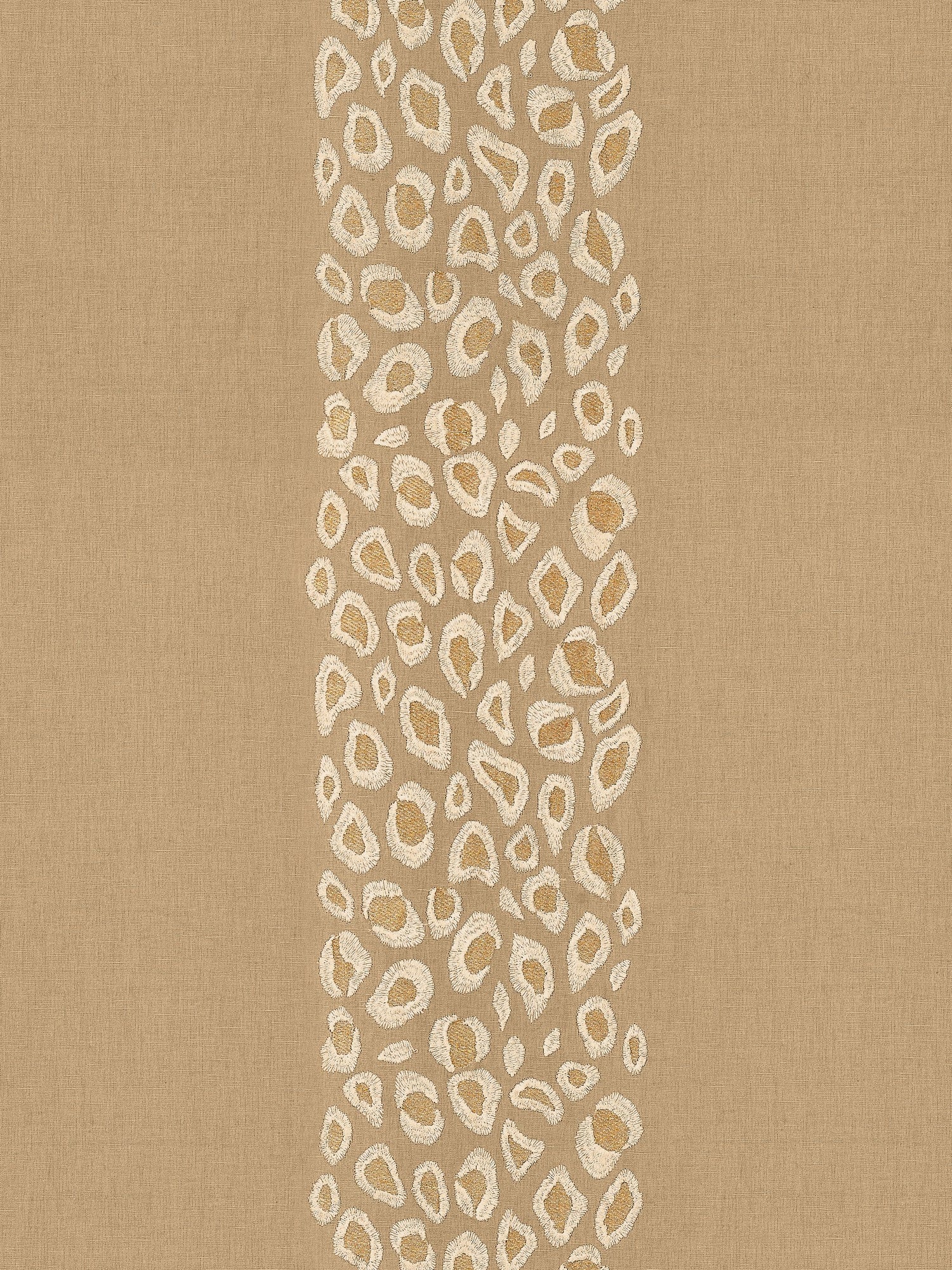 Catwalk Embroidery fabric in desert color - pattern number SC 000327255 - by Scalamandre in the Scalamandre Fabrics Book 1 collection