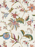 Seraphine Embroidered Silk fabric in jewel multi color - pattern number SC 000327325 - by Scalamandre in the Scalamandre Fabrics Book 1 collection