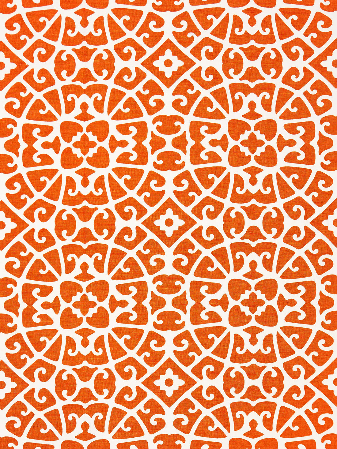 Anshun Lattice fabric in persimmon color - pattern number SC 000416559 - by Scalamandre in the Scalamandre Fabrics Book 1 collection
