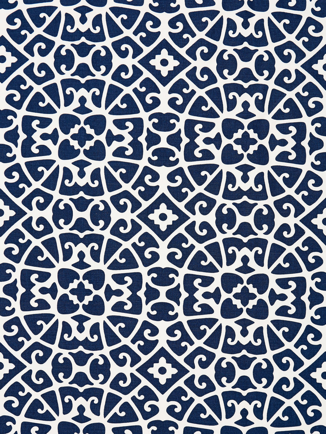 Anshun Lattice fabric in indigo color - pattern number SC000516559 - by Scalamandre in the Scalamandre Fabrics Book 2 collection