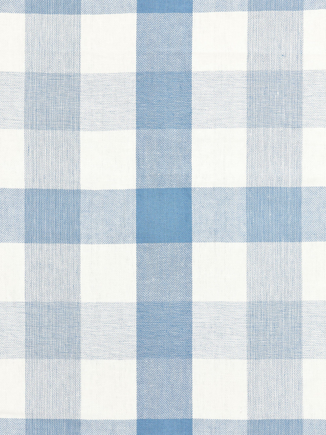 Westport Linen Plaid fabric in sky color - pattern number SC000727135 - by Scalamandre in the Scalamandre Fabrics Book 2 collection