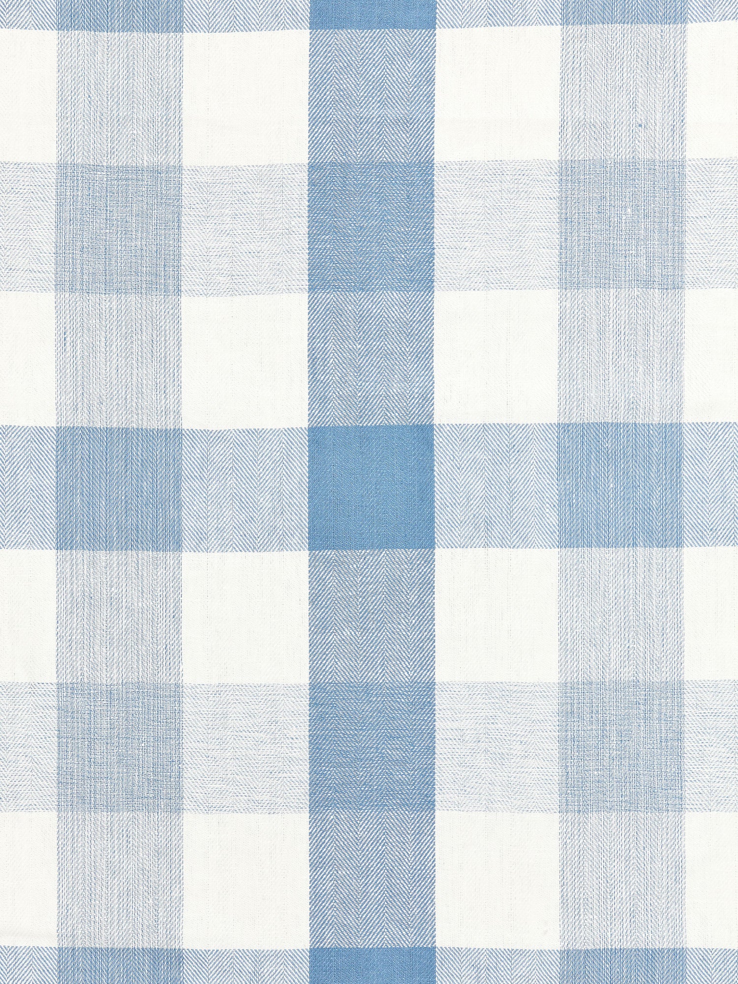 Westport Linen Plaid fabric in sky color - pattern number SC000727135 - by Scalamandre in the Scalamandre Fabrics Book 2 collection