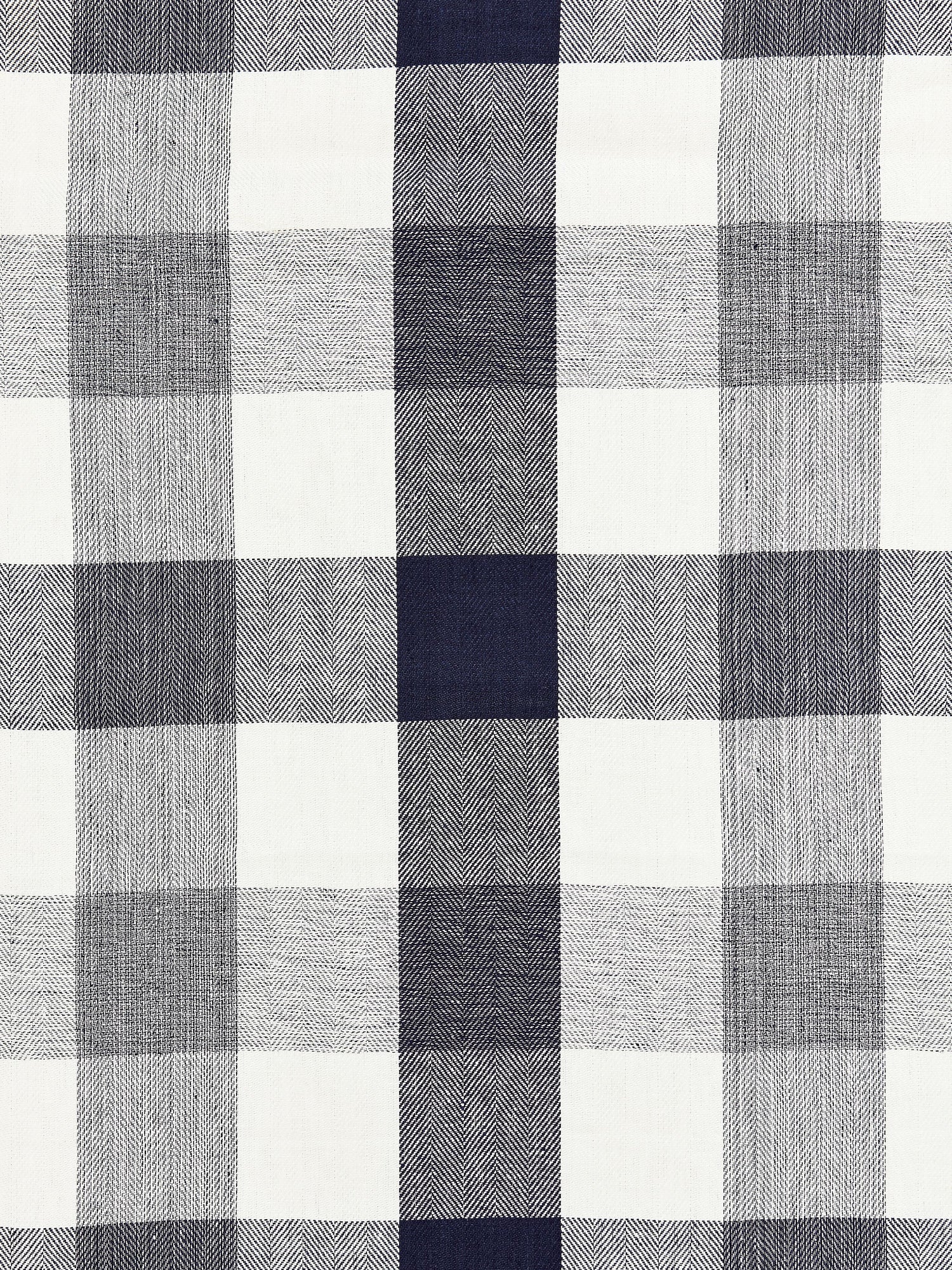 Westport Linen Plaid fabric in navy color - pattern number SC000827135 - by Scalamandre in the Scalamandre Fabrics Book 2 collection