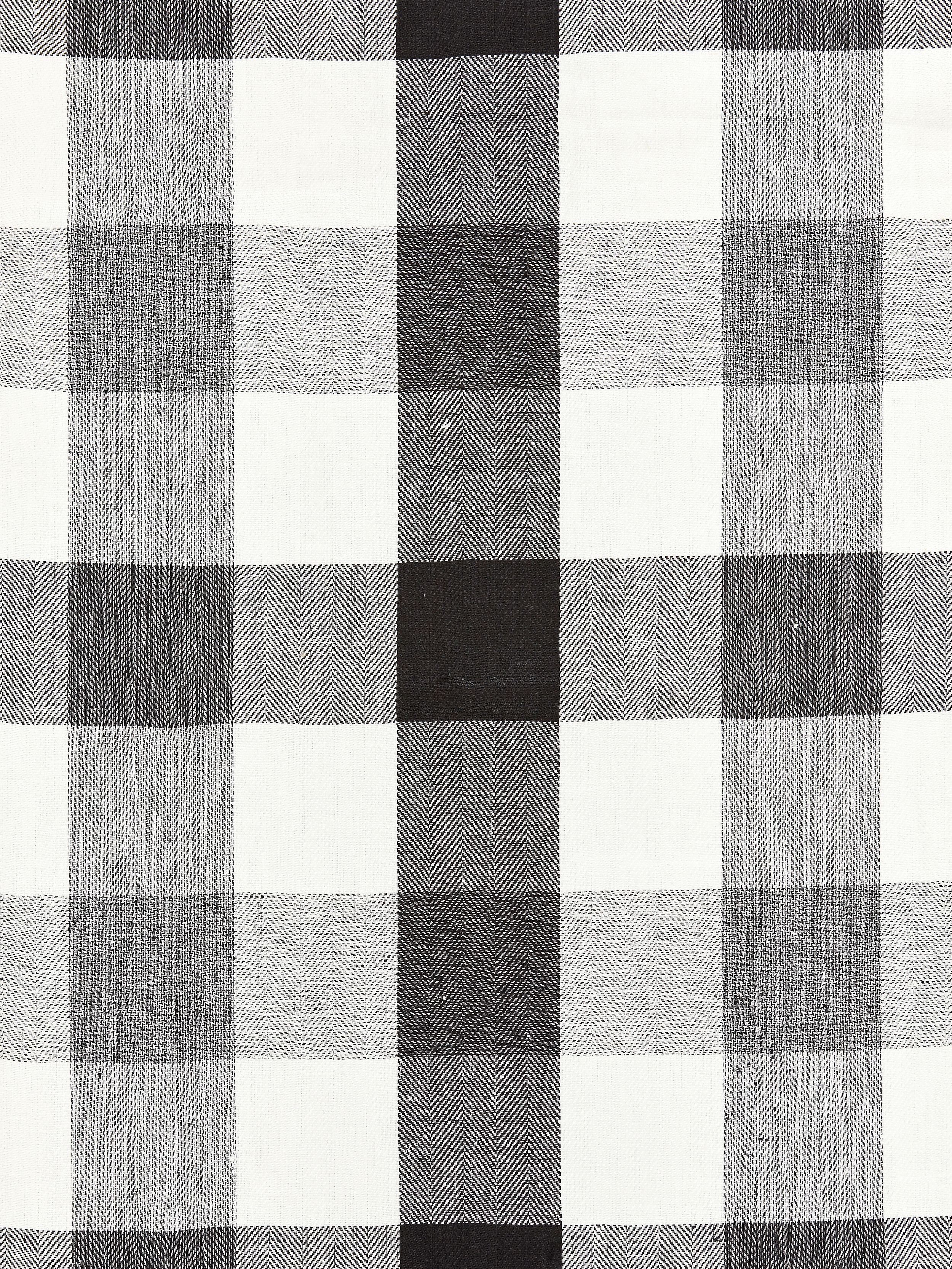 Westport Linen Plaid fabric in noir color - pattern number SC000927135 - by Scalamandre in the Scalamandre Fabrics Book 2 collection