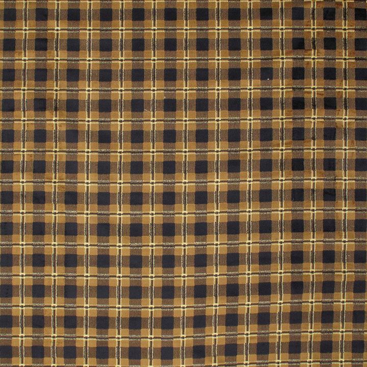 Sahara Plaid fabric in black bronze color - pattern number SX 37820209 - by Scalamandre in the Old World Weavers collection
