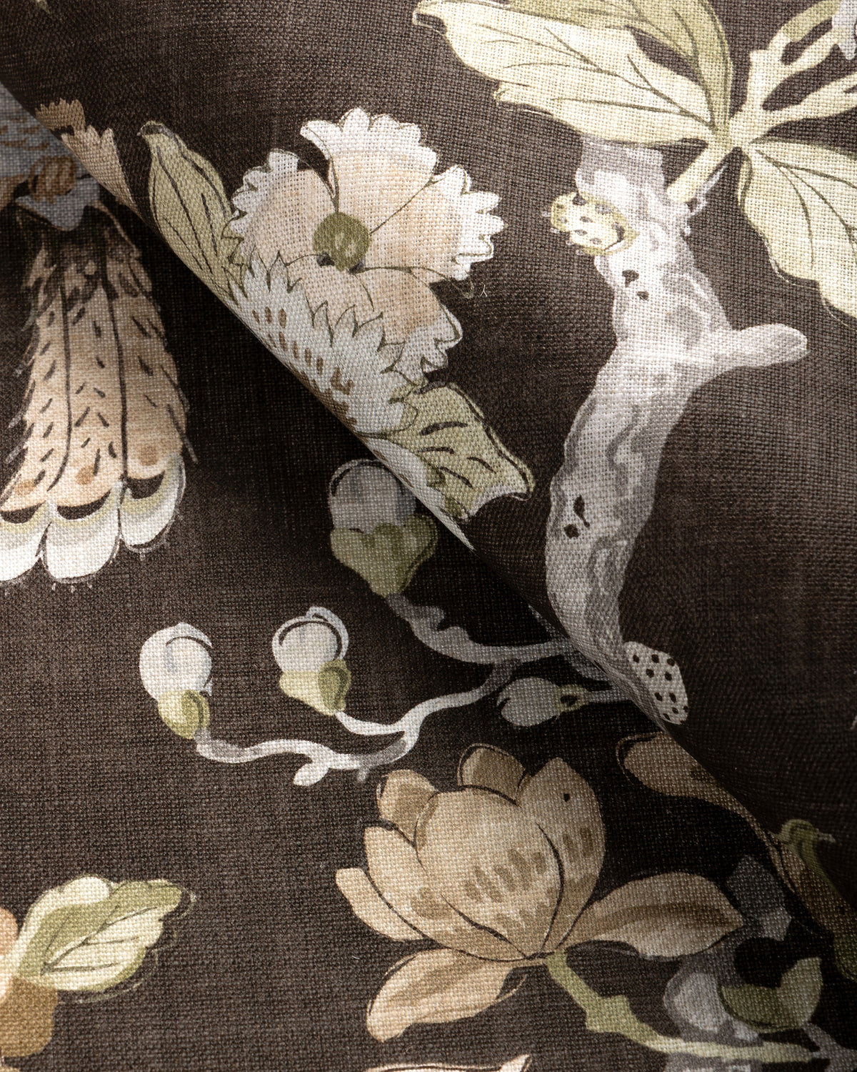 Symphony fabric in Chocolate color - pattern number SYMPHONY.66.0 - by Kravet Couture in the Corey Damen Jenkins Trad Nouveau II collection