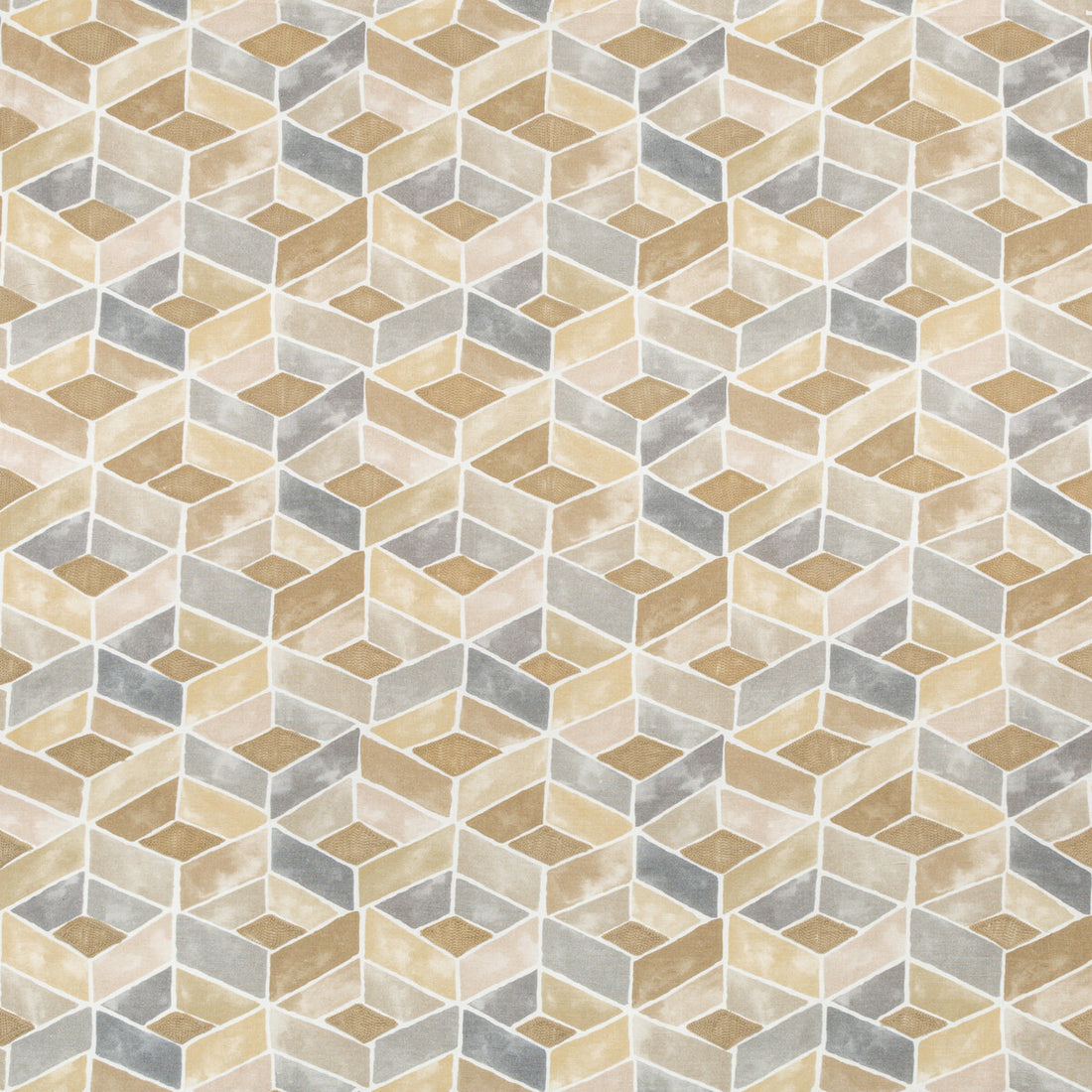 Tesserae fabric in sandstone color - pattern TESSERAE.1611.0 - by Kravet Couture in the Modern Colors-Sojourn Collection collection