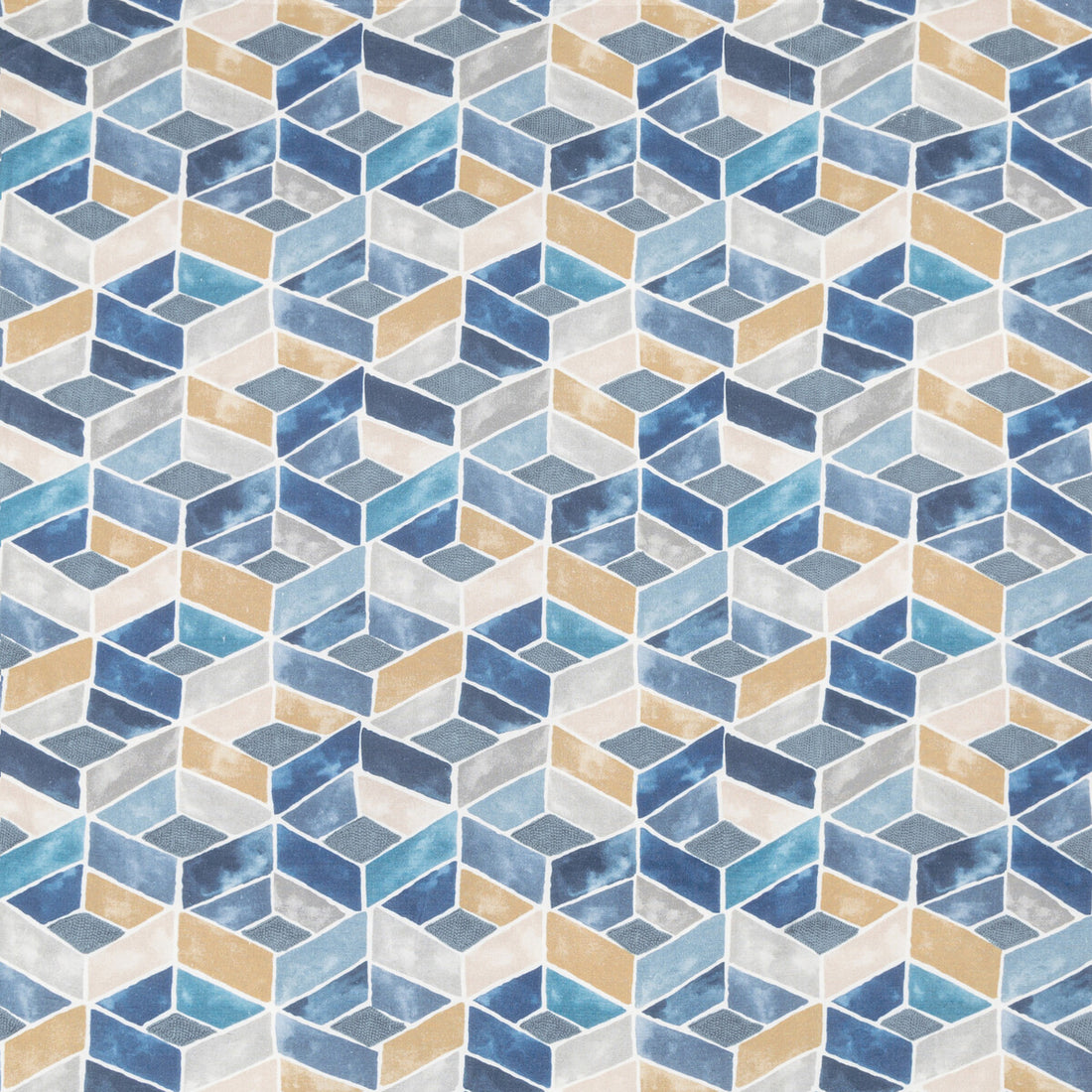 Tesserae fabric in ocean color - pattern TESSERAE.516.0 - by Kravet Couture in the Modern Colors-Sojourn Collection collection
