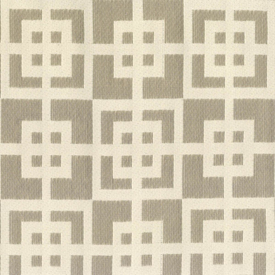 Time Squared fabric in ivory color - pattern number TF 23337626 - by Scalamandre in the Old World Weavers collection
