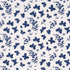 Butterflies fabric in navy color - pattern number TL400002 - by Schumacher in the Tillett collection