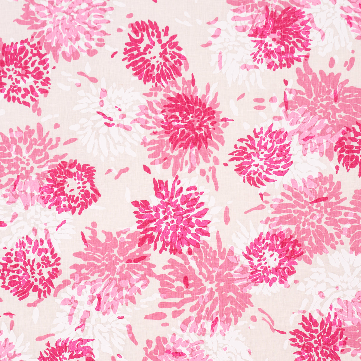 Chrysanthemum By Tillett fabric in lipstick color - pattern number TL400011 - by Schumacher in the Tillett collection
