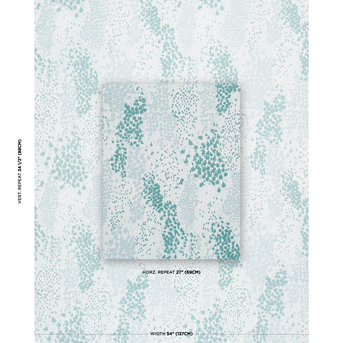 Giverny fabric in seaglass color - pattern number TL400032 - by Schumacher in the Tillett collection