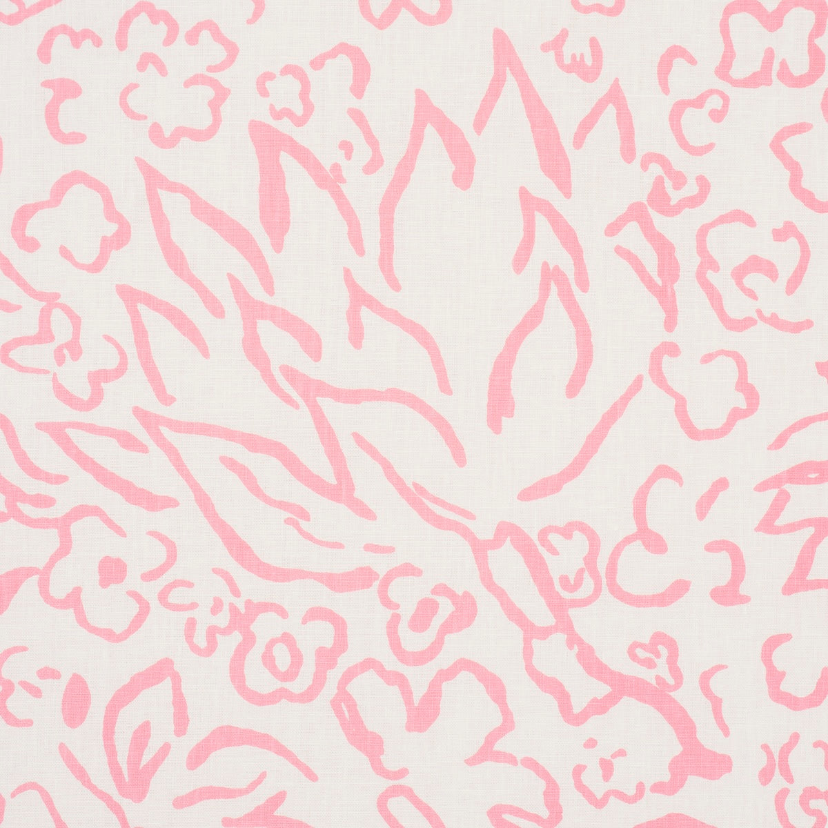 Matisse fabric in pink color - pattern number TL400050 - by Schumacher in the Tillett collection