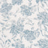 Peony fabric in chambray color - pattern number TL400071 - by Schumacher in the Tillett collection
