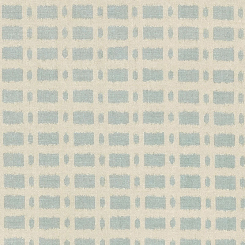 Townline Road fabric in blue color - pattern number TOWN001 - by Schumacher in the Veere Grenney collection