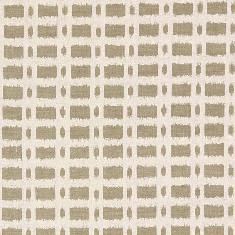 Townline Road fabric in brown color - pattern number TOWN002 - by Schumacher in the Veere Grenney collection