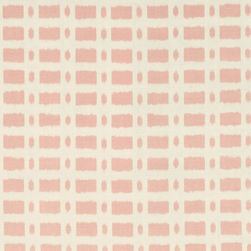 Townline Road fabric in pink color - pattern number TOWN004 - by Schumacher in the Veere Grenney collection