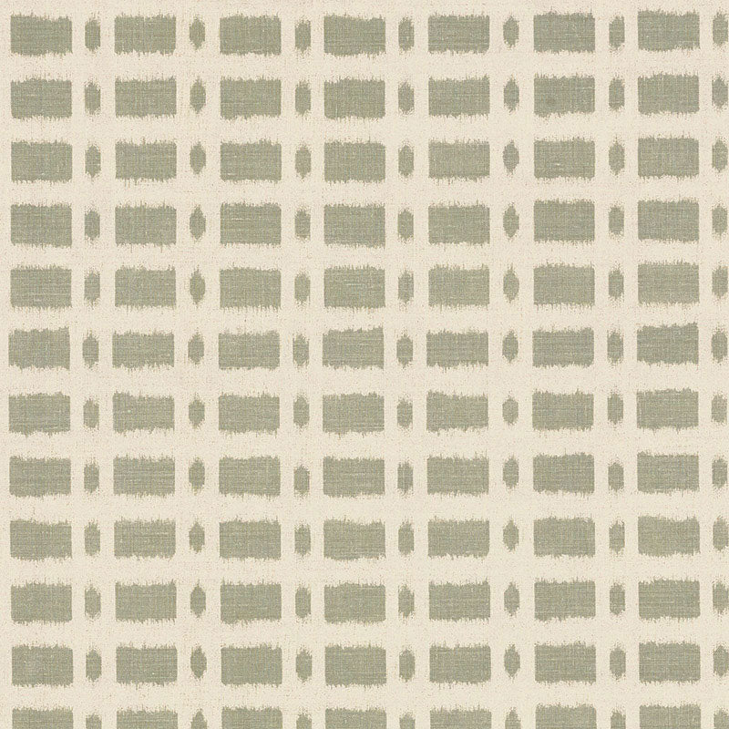 Townline Road fabric in sage color - pattern number TOWN006 - by Schumacher in the Veere Grenney collection