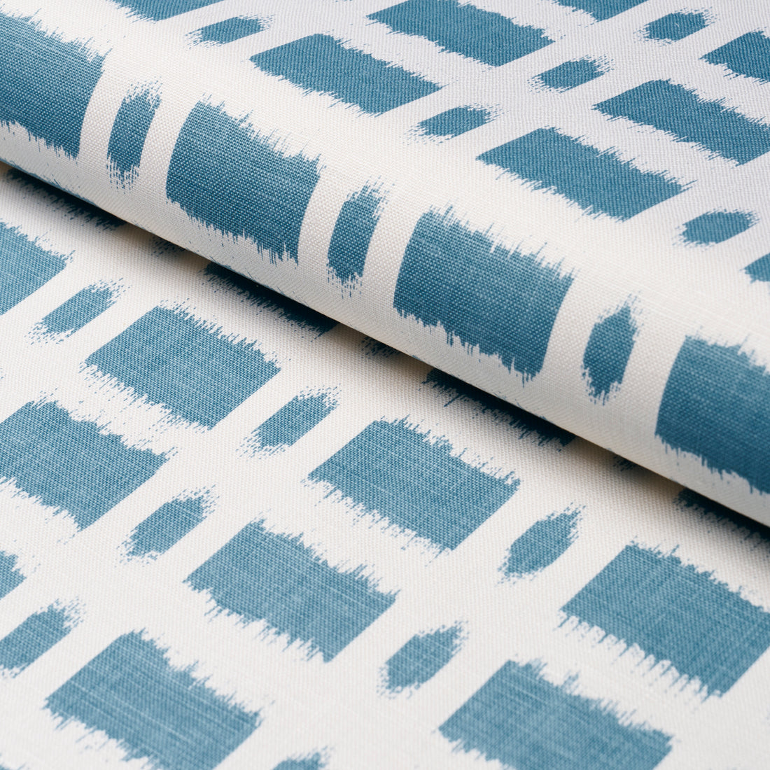Townline Road fabric in marine color - pattern number TOWN007 - by Schumacher in the Veere Grenney collection