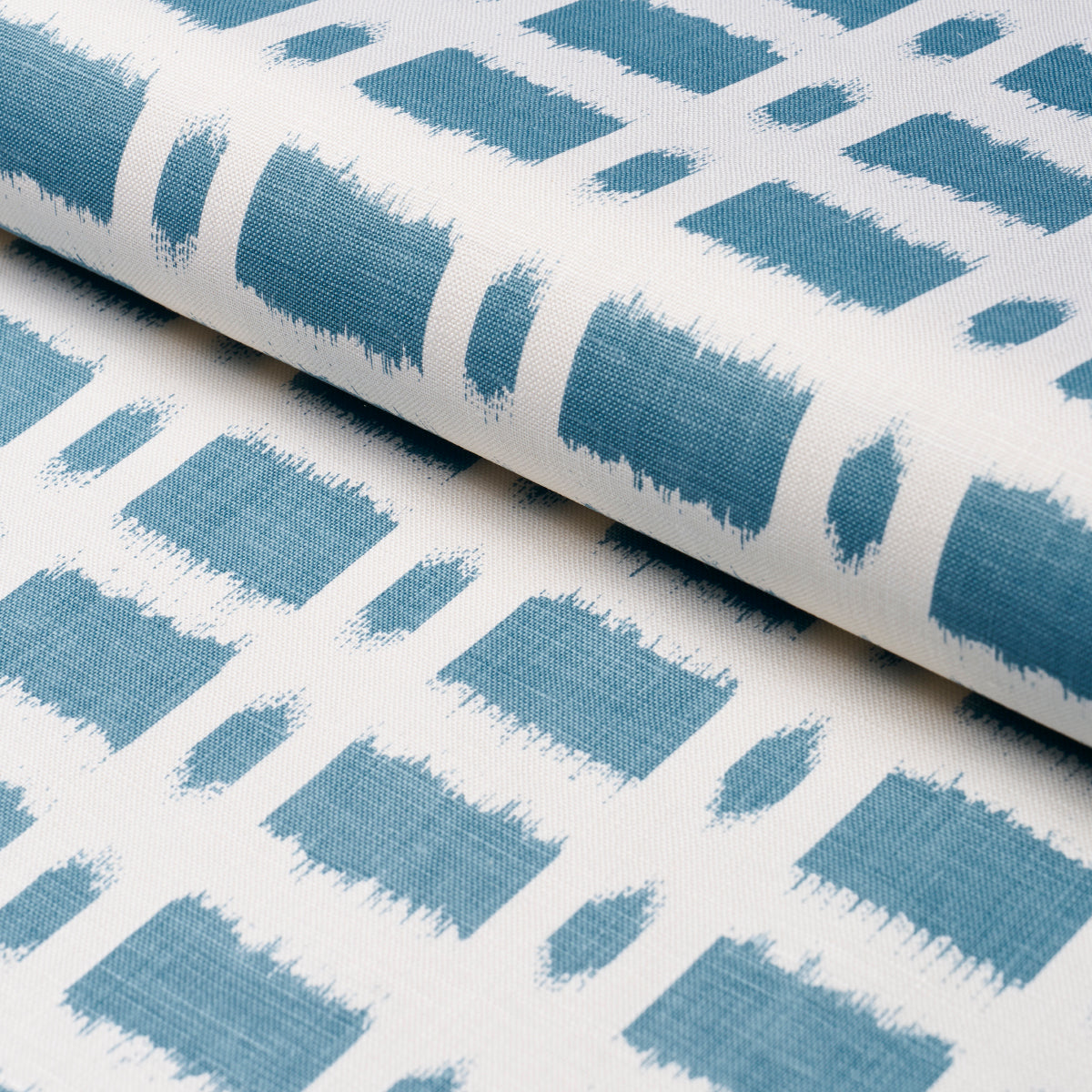 Townline Road fabric in marine color - pattern number TOWN007 - by Schumacher in the Veere Grenney collection