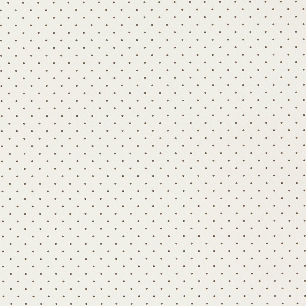 Perforated Faux Leather fabric in white color - pattern number V401 - by Charlotte in the Automotive Vinyl collection