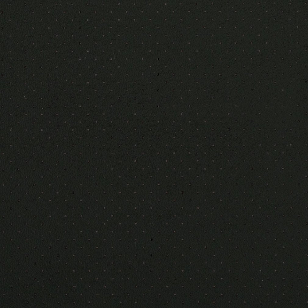 Perforated Faux Leather fabric in ebony color - pattern number V402 - by Charlotte in the Automotive Vinyl collection