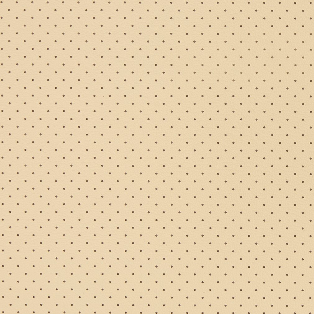 Perforated Faux Leather fabric in cream color - pattern number V403 - by Charlotte in the Automotive Vinyl collection