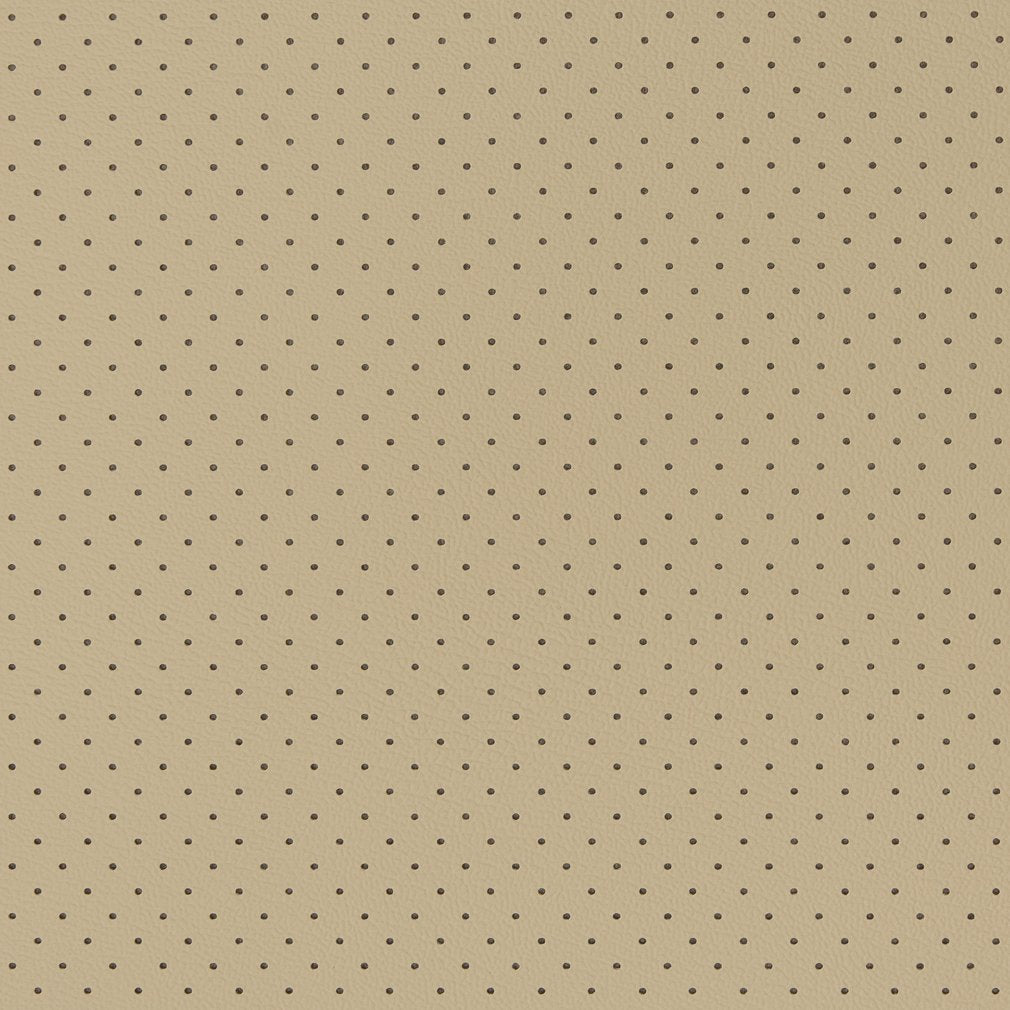 Perforated Faux Leather fabric in sandstone color - pattern number V404 - by Charlotte in the Automotive Vinyl collection