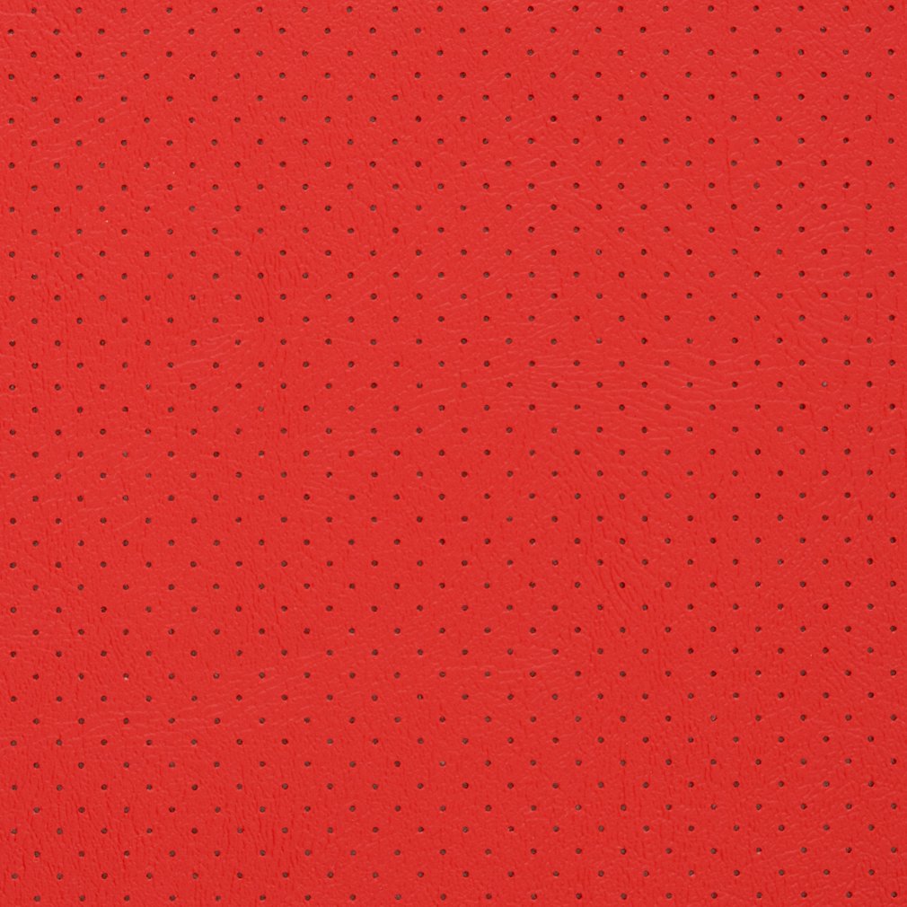 Perforated Faux Leather fabric in red color - pattern number V408 - by Charlotte in the Automotive Vinyl collection