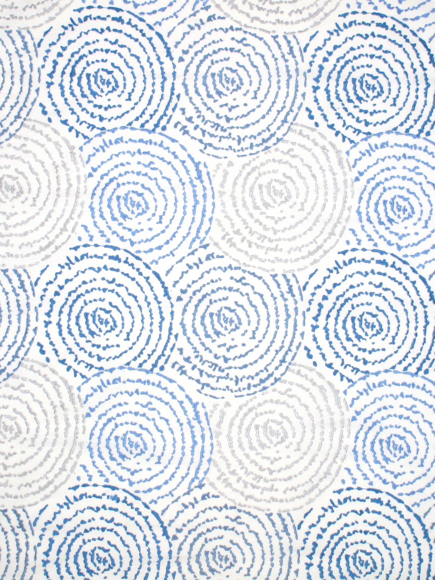 Coriolis fabric in mediterranean color - pattern number V5 00036140 - by Scalamandre in the Scalamandre Dec 2024 collection