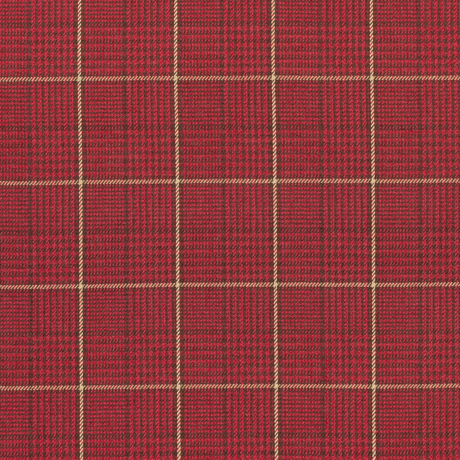 Grassmarket Check fabric in red color - pattern number W710204 - by Thibaut in the Colony collection
