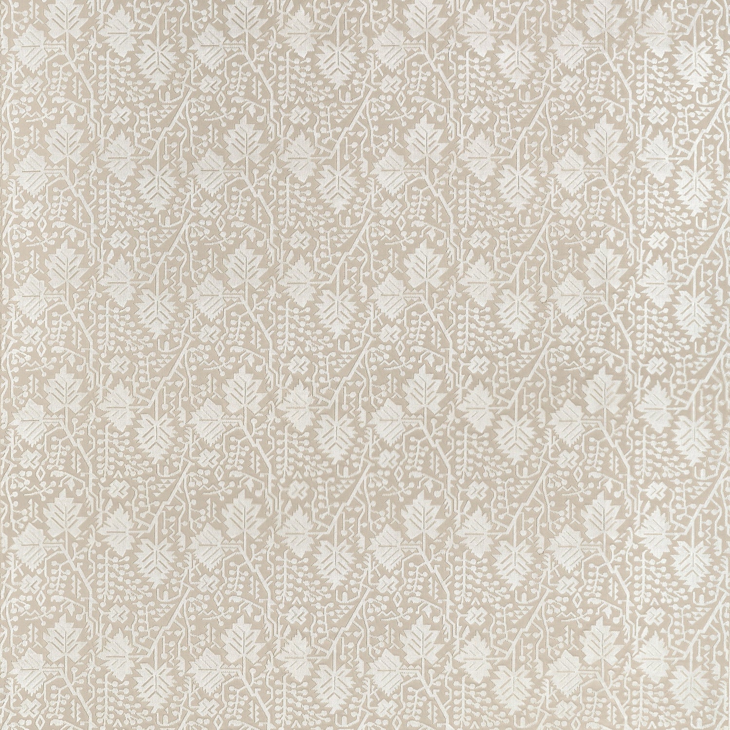 Morris Velvet fabric in flax color - pattern number W710500 - by Thibaut in the Boxwood collection