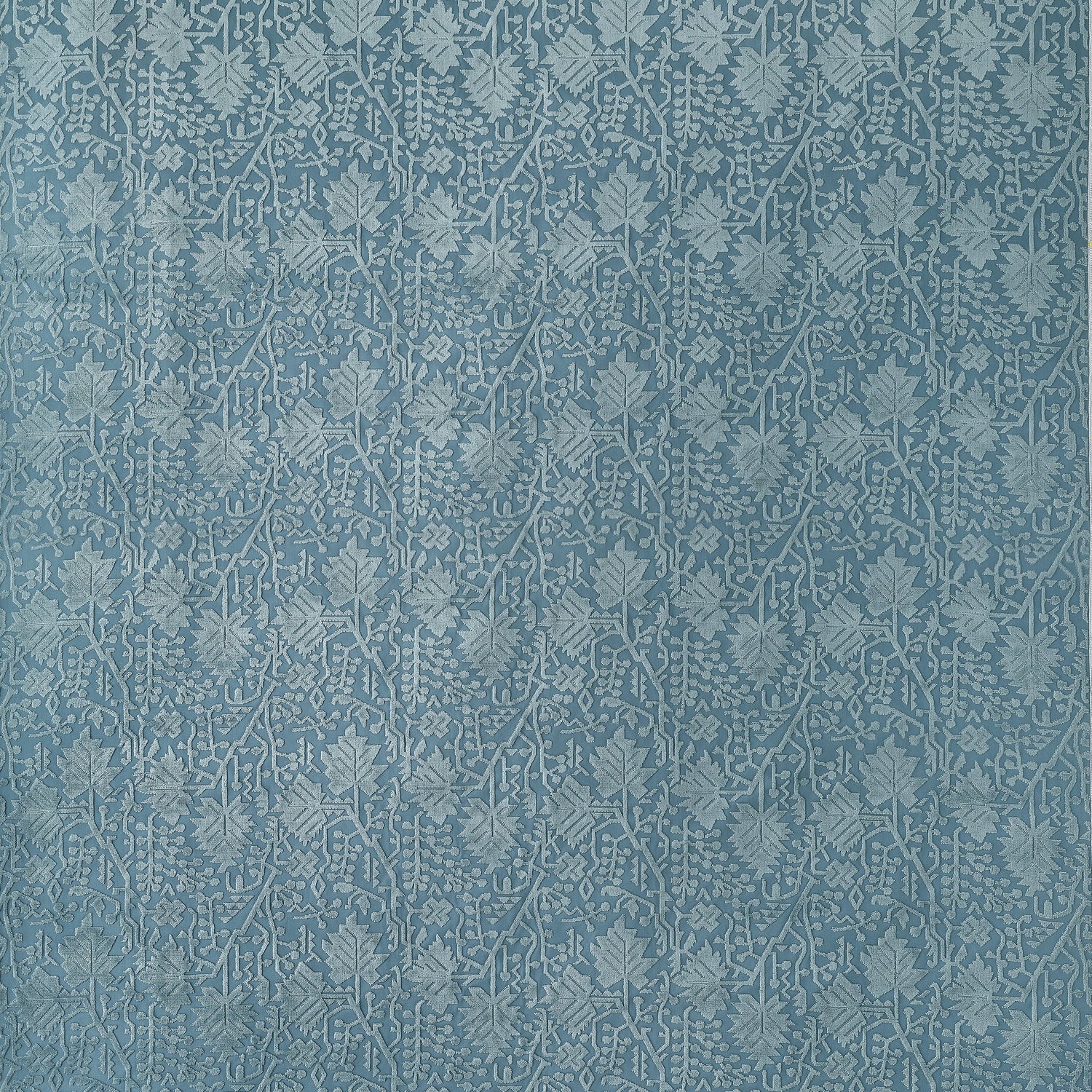 Morris Velvet fabric in mineral color - pattern number W710502 - by Thibaut in the Boxwood collection