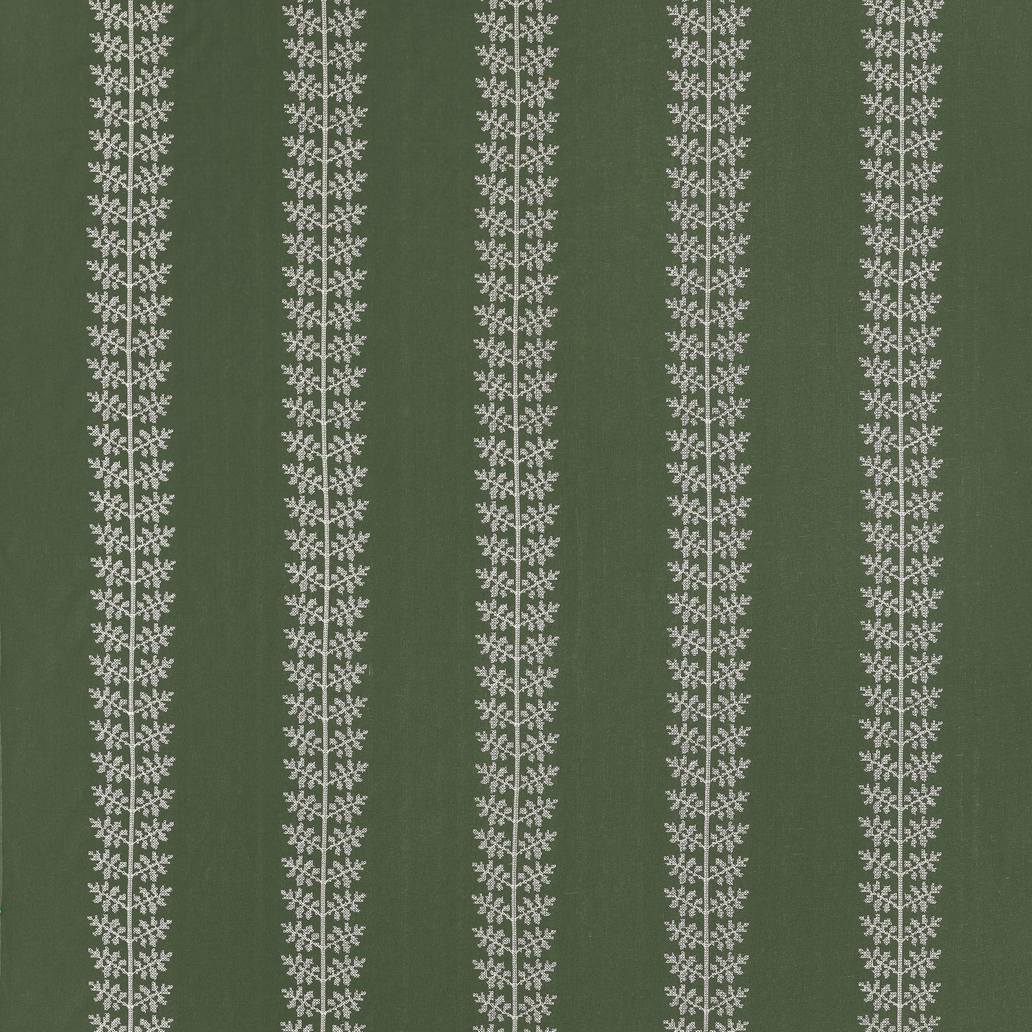 Amble Embroidery fabric in olive color - pattern number W710506 - by Thibaut in the Boxwood collection