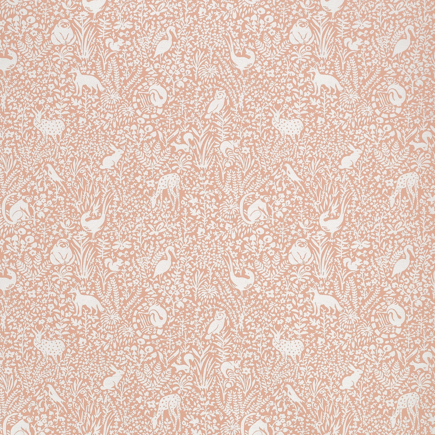 Kindred fabric in apricot color - pattern number W711110 - by Thibaut in the Acadia collection