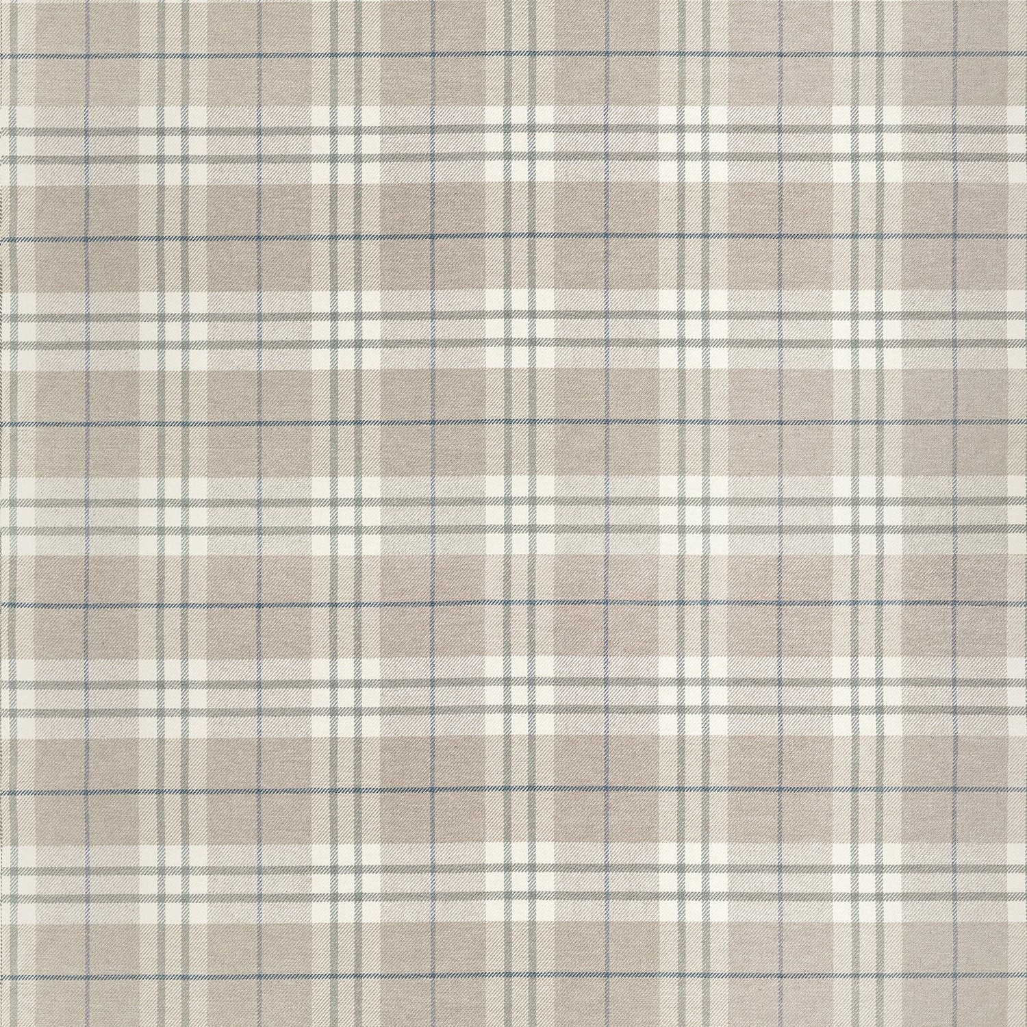 Percival Plaid fabric in flax color - pattern number W711326 - by Thibaut in the Savile collection