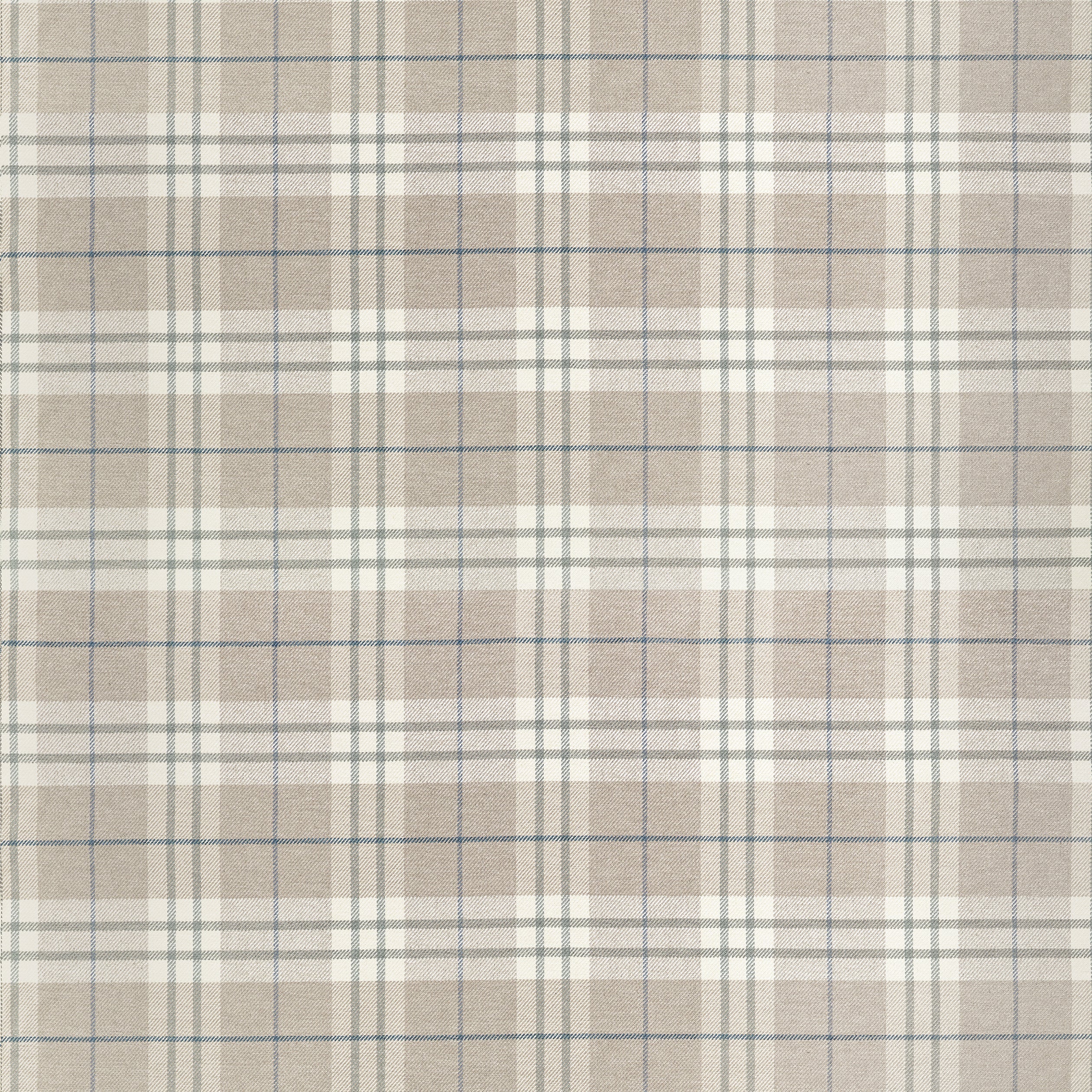 Percival Plaid fabric in flax color - pattern number W711326 - by Thibaut in the Savile collection