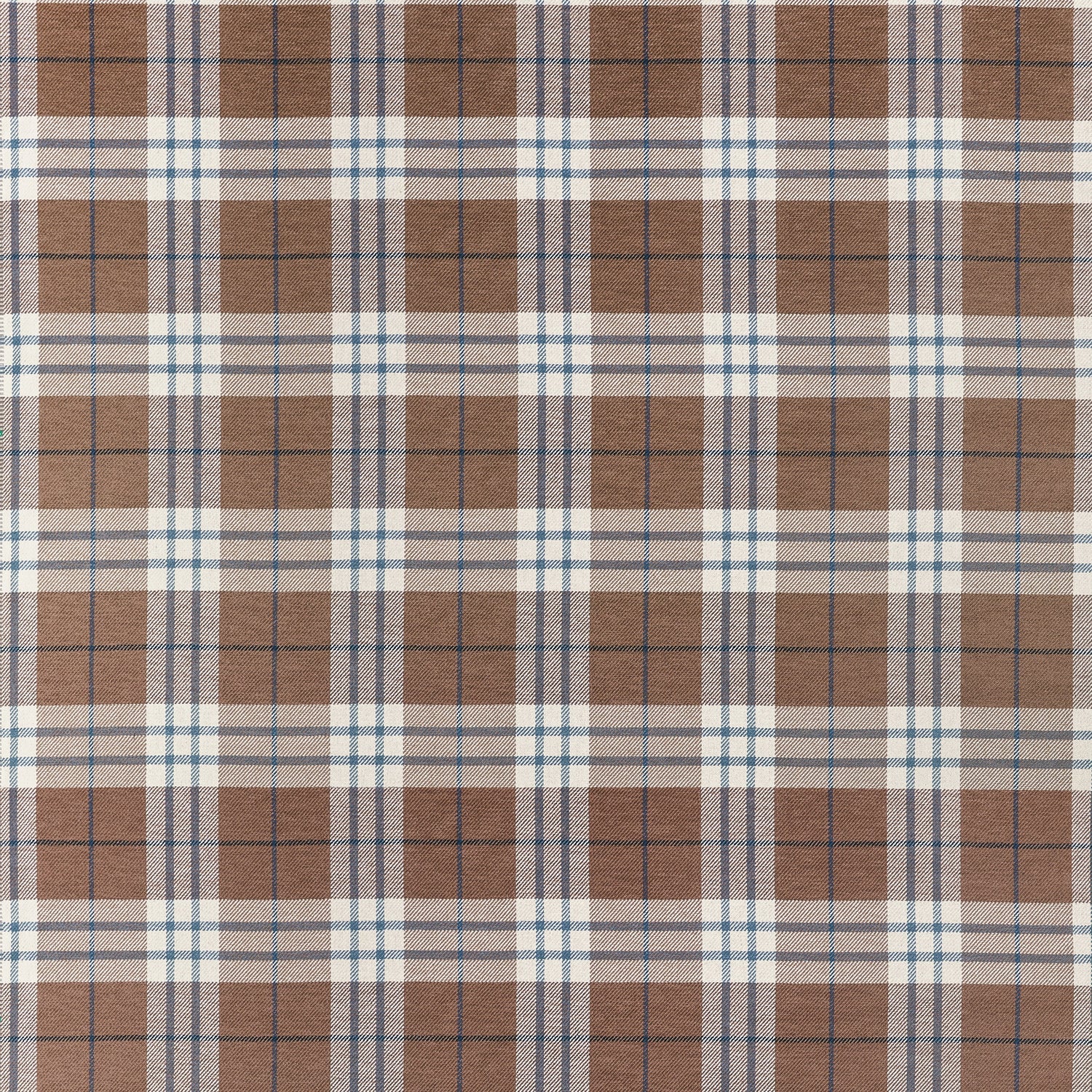Percival Plaid fabric in sienna color - pattern number W711330 - by Thibaut in the Savile collection