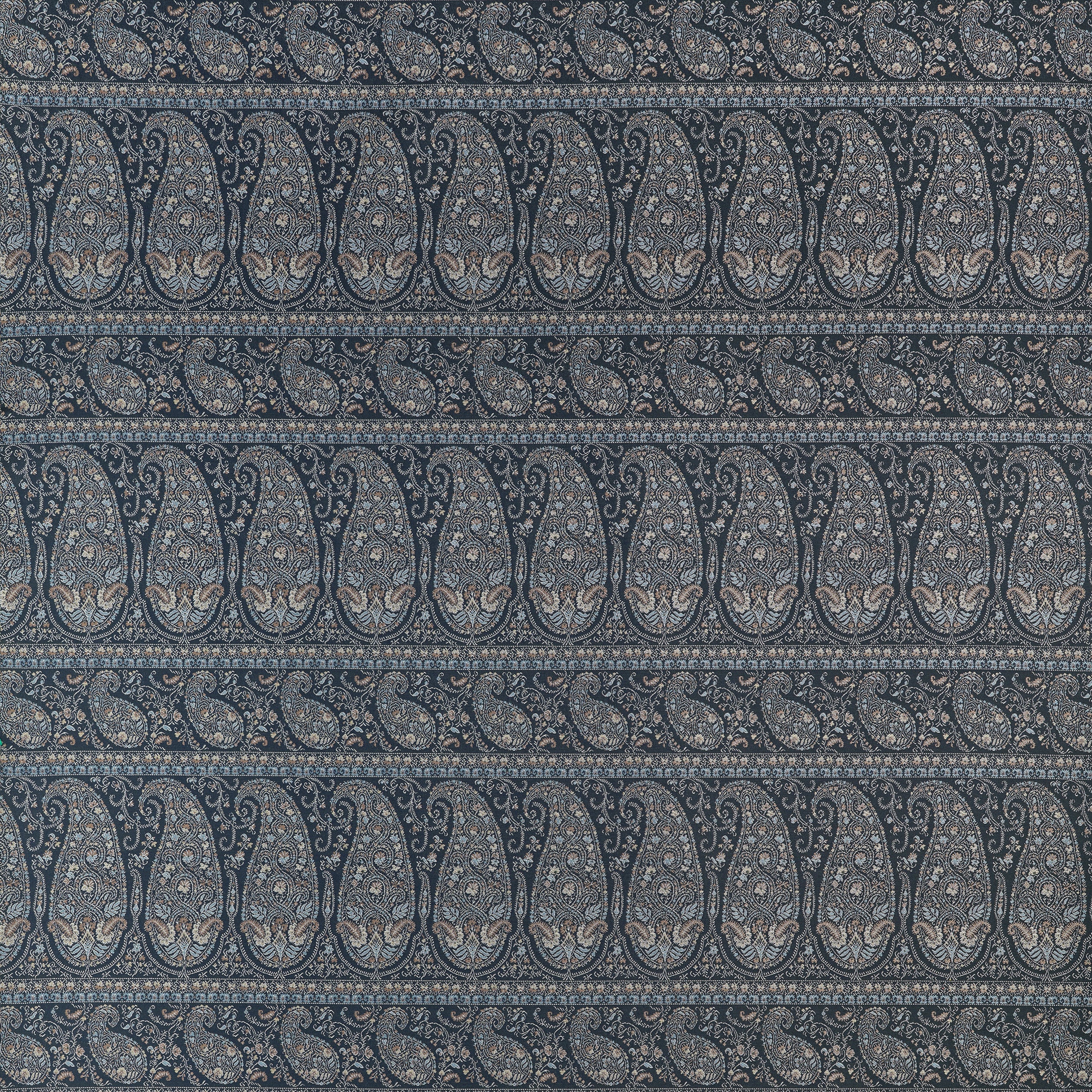 Emalin Paisley fabric in charcoal color - pattern number W711333 - by Thibaut in the Savile collection