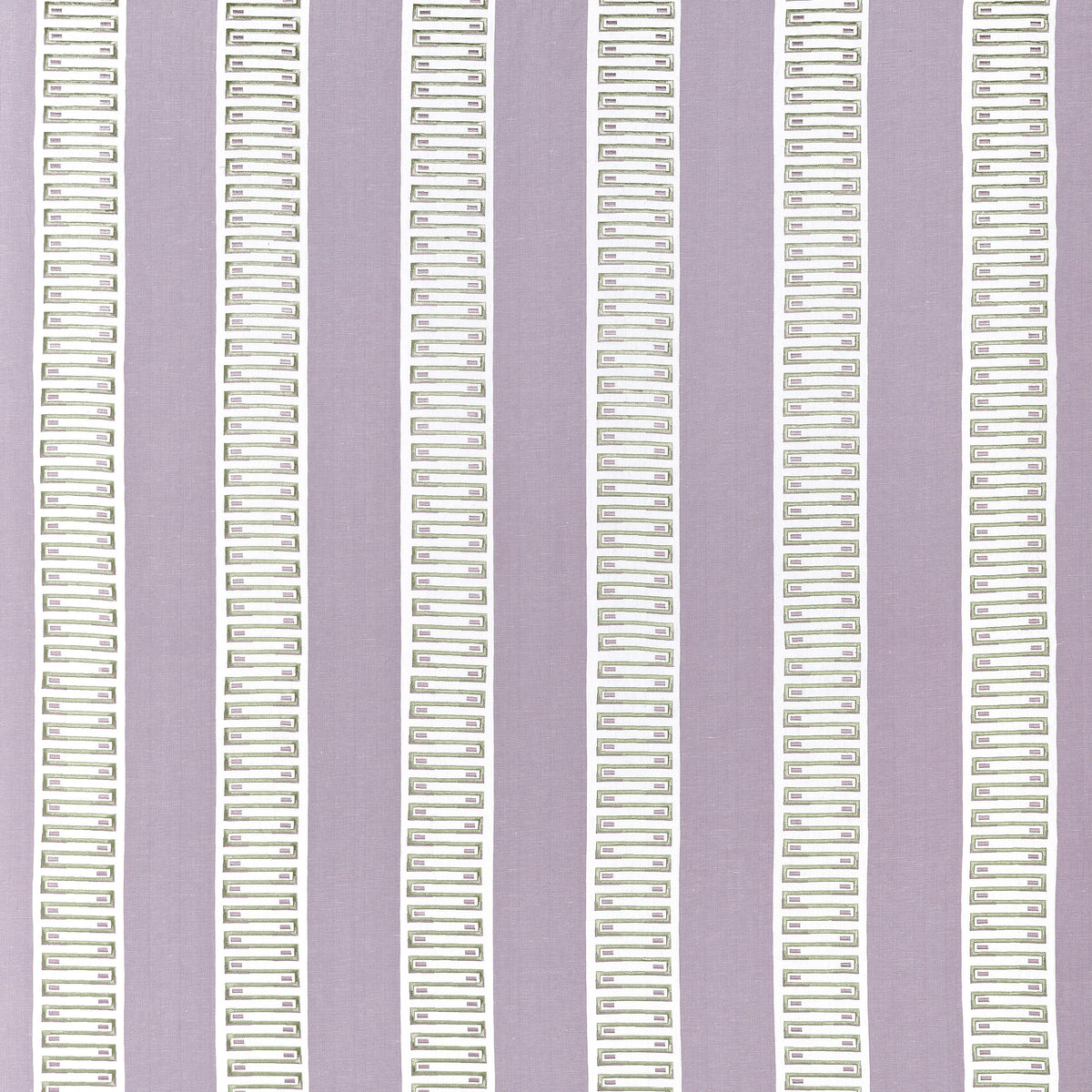 Raritan Line Embroidery fabric in Lilac color - pattern number W714633 - by Thibaut in the Fairhaven collection