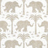 Elephant Velvet fabric in beige color - pattern number W716205 - by Thibaut in the Kismet collection