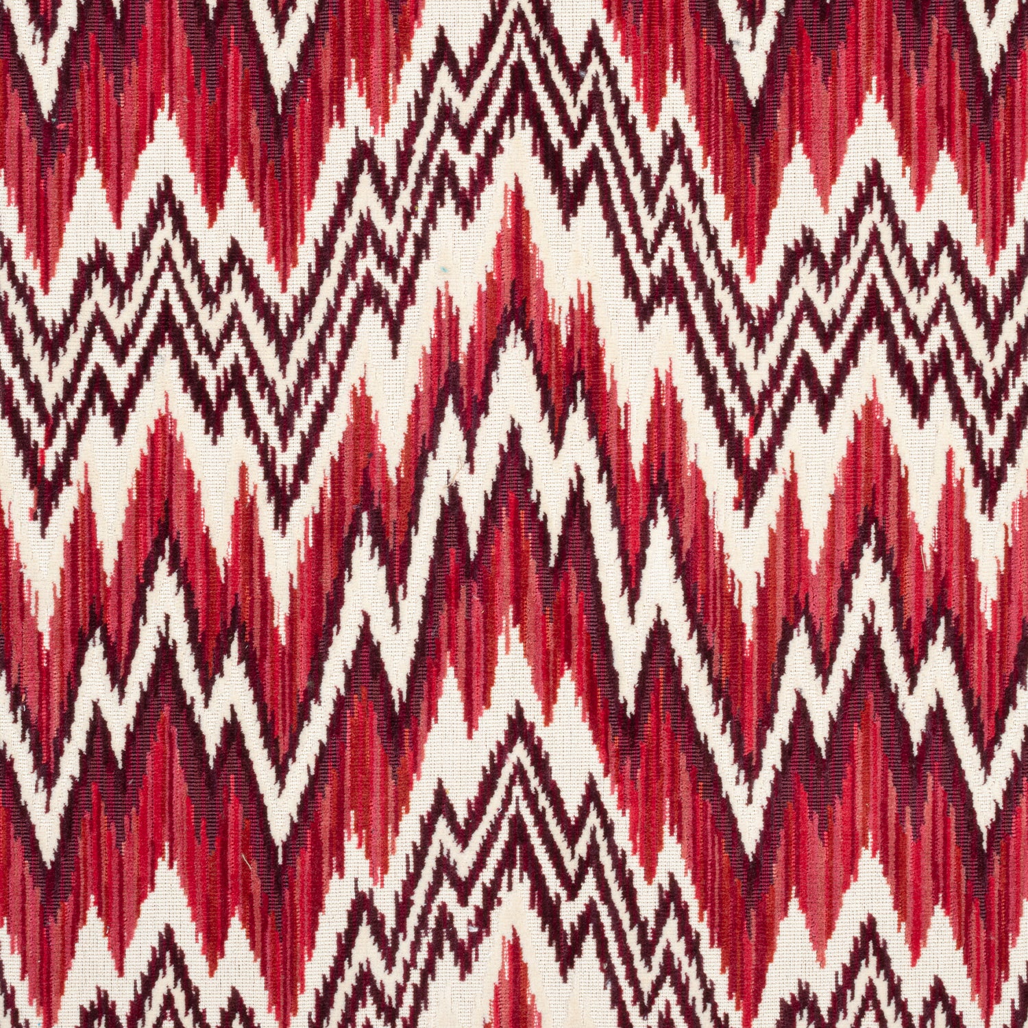 Rhythm Velvet fabric in ruby and garnet color - pattern number W72818 - by Thibaut in the Woven Resource 13: Fusion Velvets collection