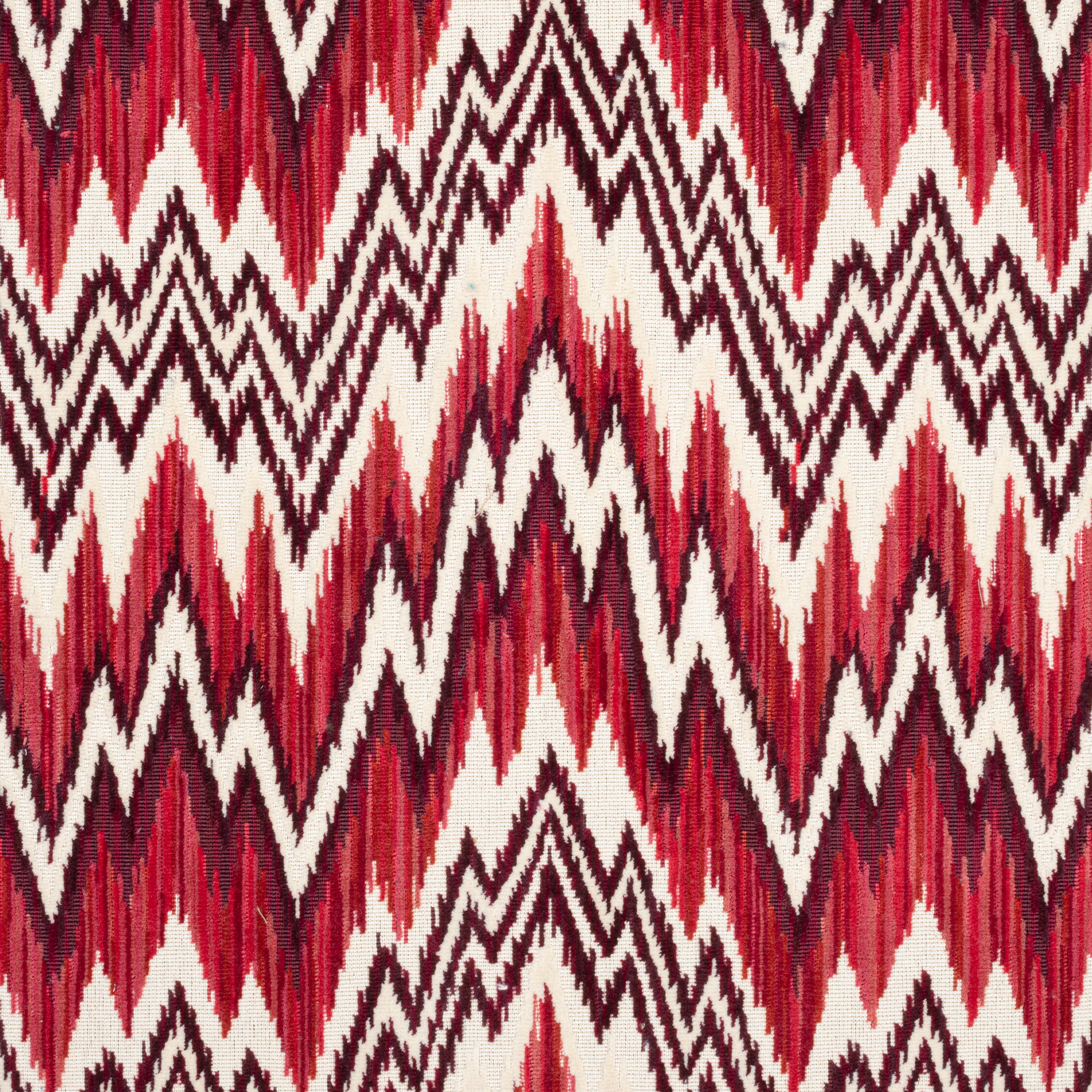 Rhythm Velvet fabric in ruby and garnet color - pattern number W72818 - by Thibaut in the Woven Resource 13: Fusion Velvets collection