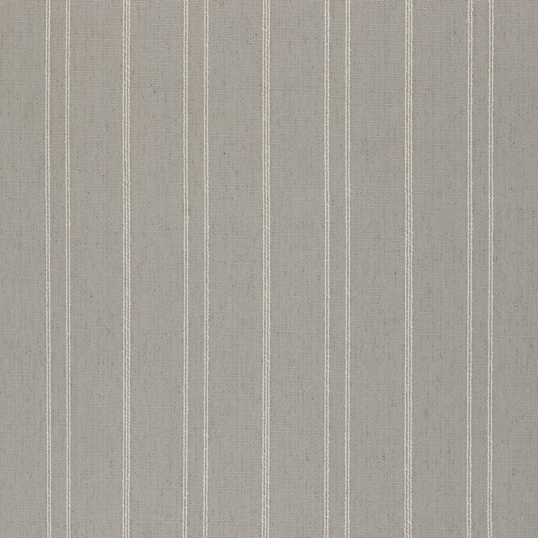 Nolan Stripe fabric in grey color - pattern number W73311 - by Thibaut in the Nomad collection