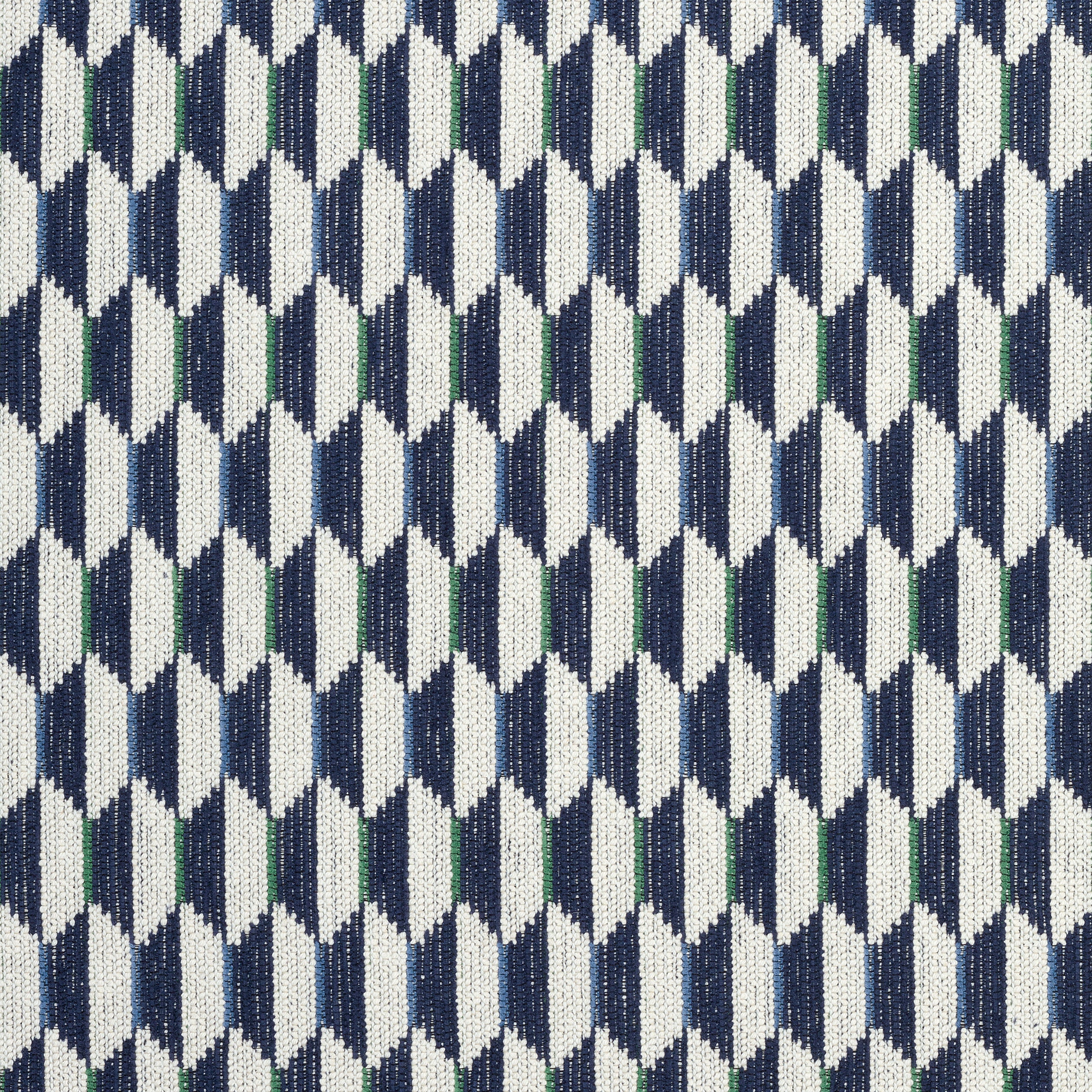 Optica fabric in navy color - pattern number W73347 - by Thibaut in the Nomad collection