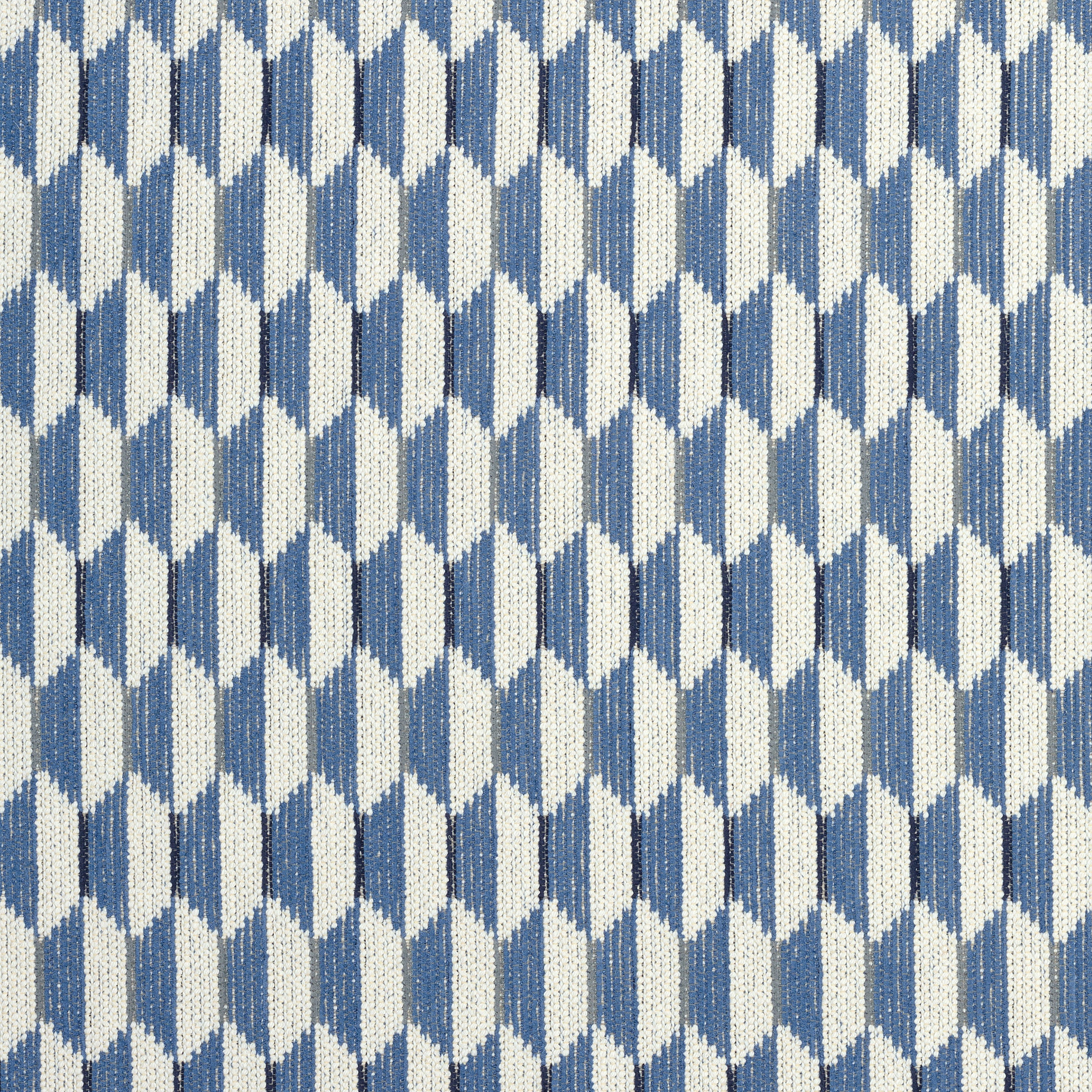 Optica fabric in sky blue color - pattern number W73348 - by Thibaut in the Nomad collection