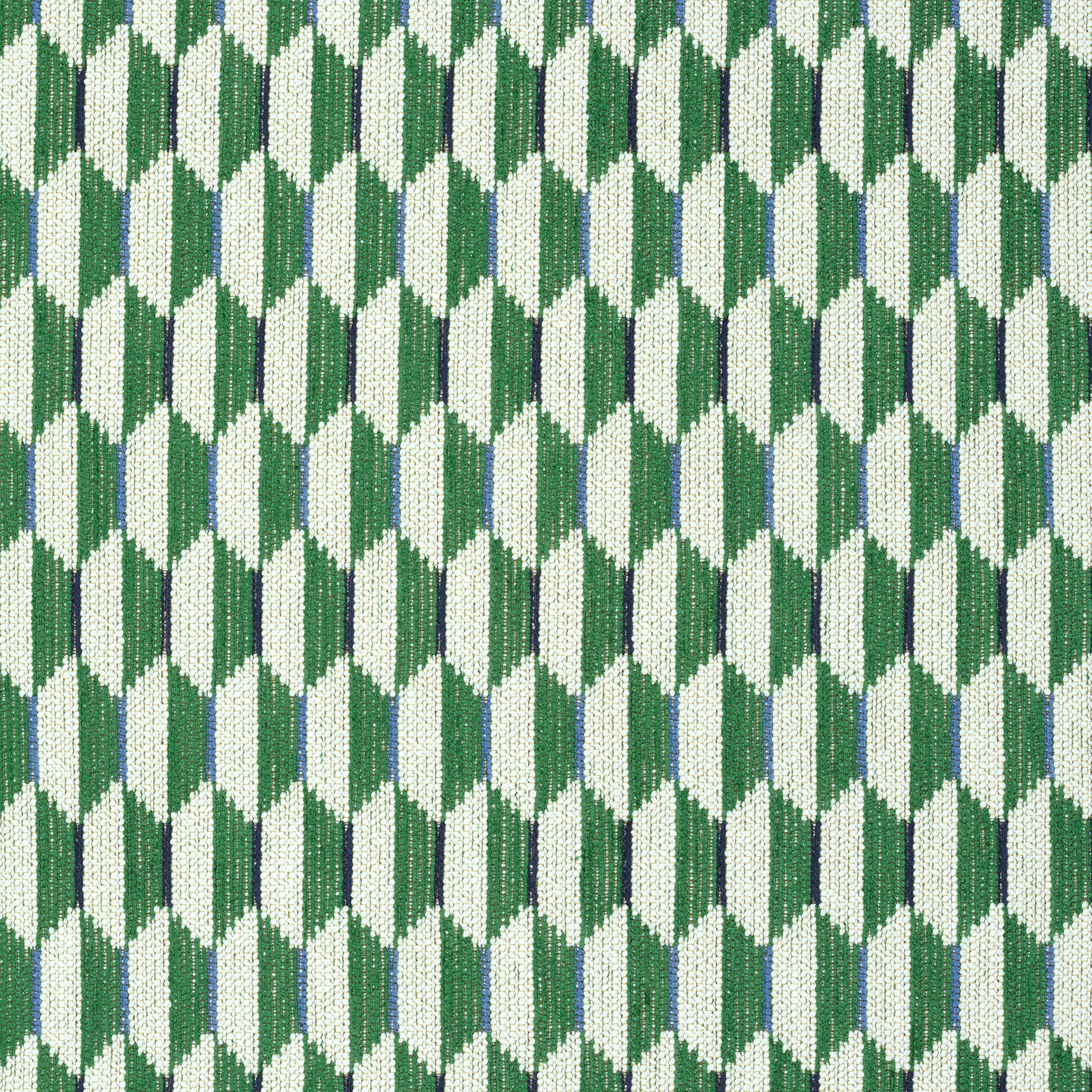Optica fabric in emerald green color - pattern number W73349 - by Thibaut in the Nomad collection