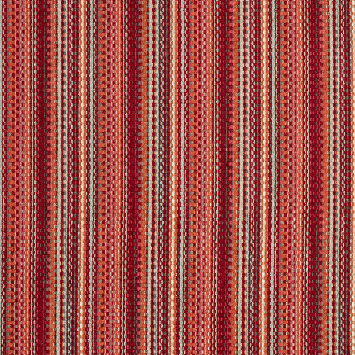 Kachina fabric in red color - pattern number W73356 - by Thibaut in the Nomad collection